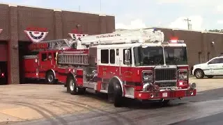 Chester City Bureau of Fire Squirt 81 and Ladder 82 Responding