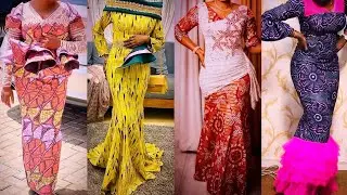 Trending African Fashion Styles Dresses 2022 | Very Creative Ladies African Print Gown Styles