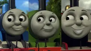 Thomas & Friends but if their CGI faces were more like the models
