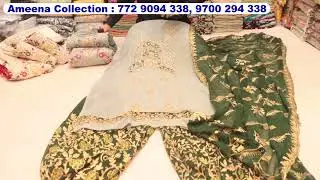 Wedding Collection | Bollywood Style Bridal Special Peplum Lehengas, Sharara | Ameena Collection Hyd