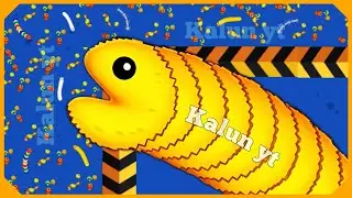 🐍WORMSZONE.IO | Giant Slither Snake Top 01 🏆 | Epic Worms Zone Biggest Snake Gameplay! | Kalun yt