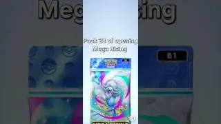 Opening Mega Rising until we complete the set #pokemon #pokemontcgpocket