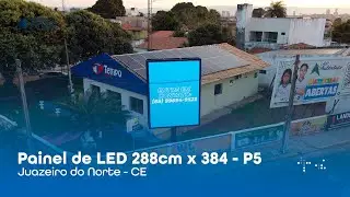 Painel de LED P5 em rotat&oacute;ria movimentada de Juazeiro do Norte &ndash; CE