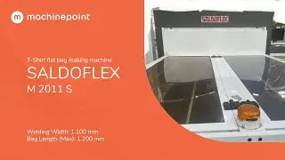 SALDOFLEX M 2011 S T-Shirt flat bag making machine | SALDOFLEX Machines