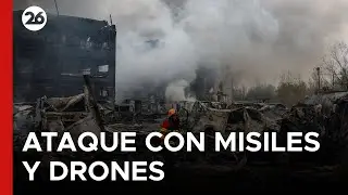 🇺🇦 RUSIA AZOTA KIEV | La ofensiva emple&oacute; cerca de 430 drones y 18 misiles, incluyendo bal&iacute;sticos