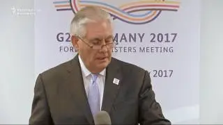 Tillerson Tells Lavrov To Honor Ukraine Commitments