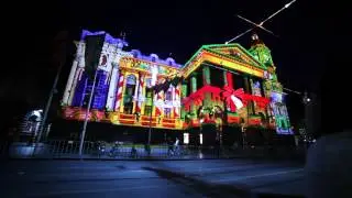 Melbourne Town Hall Christmas Projections 2015  | City of Melbourne