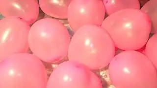 Satisfying ASMR Pink Heart Balloons Blow Up 💗🎈 | Relaxing Balloon Sounds