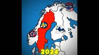 История Швеции 🇸🇪☃️ | #countryballs #швеция #история #шорты