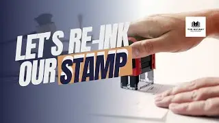Keeping Your Notary Stamp Fresh: Re-Ink it