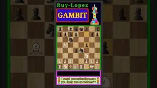 Ruy Lopez Opening, Berlin Defense, Nyholm Attack. #chess
