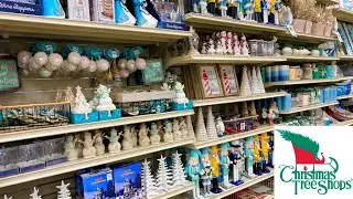 CHRISTMAS TREE SHOPS CHRISTMAS DECORATIONS BEACH HOME DECOR SHOP WITH ME SHOPPING STORE WALK THROUGH