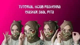 Tutorial Hijab Pashmina Masker Syal Pita Simple | by Yenni Juwana