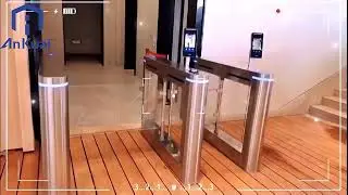 AKT321 Face Recognition Swing Turnstile Gate Cases.