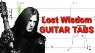 Burzum - Lost Wisdom GUITAR TABS | Cover | Tutorial | Lesson (Old Video Version)