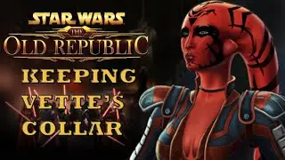 SWTOR KOTFE - Vette reacts to the warrior keeping her collar