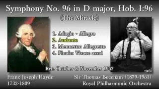 Haydn: Symphony No. 96 (The Miracle), Beecham & RPO (1957) ハイドン 交響曲第96番「奇蹟」ビーチャム