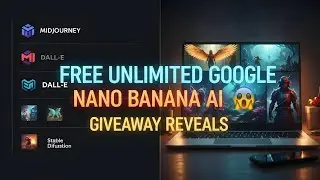 FREE Unlimited Google Nano Banana AI 😱🔥 | Secret AI Tools + GIVEAWAY Reveals 🎁 #gemini #aitools #ai 