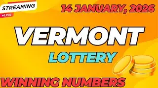 Vermont Day Lottery Results For - 14 Jan, 2026 - Pick 3 - Pick 4 - Powerball - Mega Millions Drawing