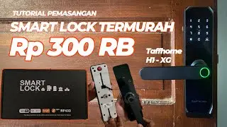 BEGINI CARA PASANG taffHOME H1 XG - Smart Door Lock Murah & Canggih!