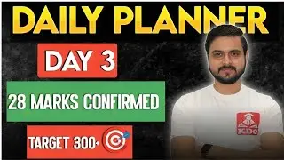 Daily Planner🎯 - Day 3🔥 CMA Inter Dec 2025 Best Strategy Questions Answers Revision Videos 