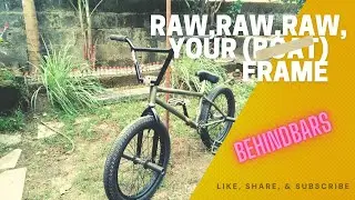 HOW TO RAW A BIKE FRAME(CHROMOLY FRAME)