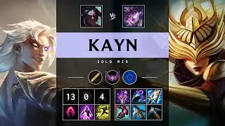 Kayn Mid vs Syndra - EUW Master Patch 25.16