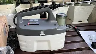 Unboxing APACHE TurboSpray HS-04E Portable Rechargeable Battery Knapsack Sprayer Pressure Pump 4.0L
