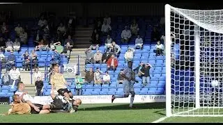 Flashback: Jake Cassidy scores his hat-trick goal for Tranmere v Colchester