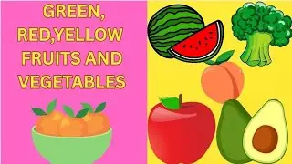 COLORS VEGETABLES, GREEN,ORANGE, YELLOW AND RED FRUIT AND VEGETABLES
