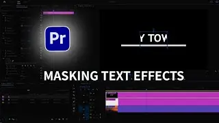 How To Create Masking Text Effect In Premiere Pro
