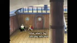luffy wants to play tag - one piece funny moment