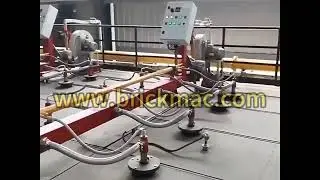 Industrial gas-fired furnace clay brick tile-making machine hollow block combustion system.