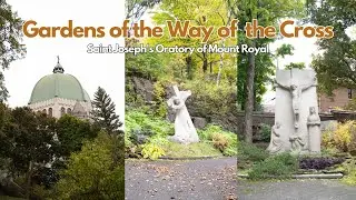 Outdoor Stations of the Cross at St. Joseph's Oratory of Mont Royal Montreal Quebec 🇨🇦| Catholic