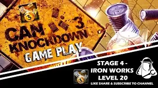 Can knockdown 3 Gameplay Walkthrough | Ironworks - Level 20 | (Android/iOS) No Commentary #shorts
