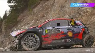 Ott Tanak Crash ES4 Monte carlo 2020