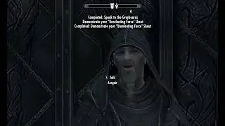 Skyrim - Arngeir speechless for a moment