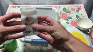 Vintage Glassware - Amazing $3 Estate Sale Find! Daisy lid, Cute Anchor Mug, and more!