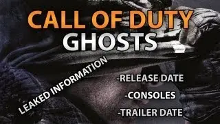 Call of Duty: Ghosts  LEAKED INFO - NEW!  - Release Date and Box Art Rumors