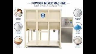 Dry, Wet Powder, Surf, Detergent, Chemical Mixer Machine. Industrial Commercial Size.
