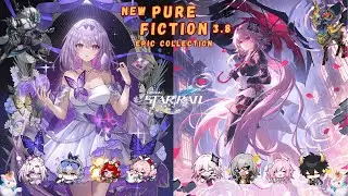 NEW Pure Fiction Floor 4 - 3 Stars | E2S2 Castorice & E0S1 Evernight | Honkai Star Rail 3.8