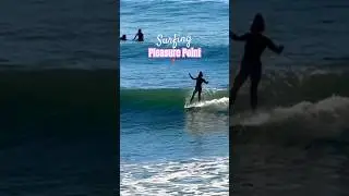 SURFING Pleasure Point SANTA CRUZ California! #santacruz #surf #california #roadtrip #travel #new