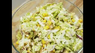 Chinakohl-Salat mit Thunfisch, Hammerlecker! Sommersalat und gut zum Gegrilltem 😋
