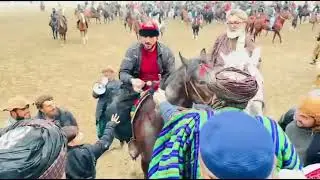 درخشش ذبیح‌الله پهلوان در مسابقات بزکشی در کندز