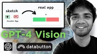 Generate Apps from Sketches or Screenshots with OpenAI GPT-4 Vision API (6 mins quick demo)