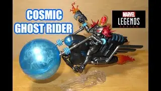 Marvel Legends COSMIC GHOST RIDER Figure set unboxing & review!