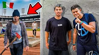 NOS COLAMOS en un ESTADIO ABANDONADO y APARECE ALGUIEN😰| Parkour con Gero Arias🇮🇹