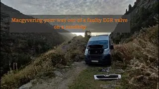 Workaround for an EGR valve failure: create and install a blanking plate  (Peugeot Boxer Euro 5)