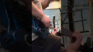 헥스 N500 메탈릭 일렉트릭 블루 헤드리스 기타 HEX METALLIC ELECTRIC BLUE HEADLESS GUITAR#HEX #헥스 #헤드리스 #HEADLESS #기타셋업