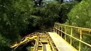 Gold Rusher Roller Coaster Six Flags Magic Mountain.